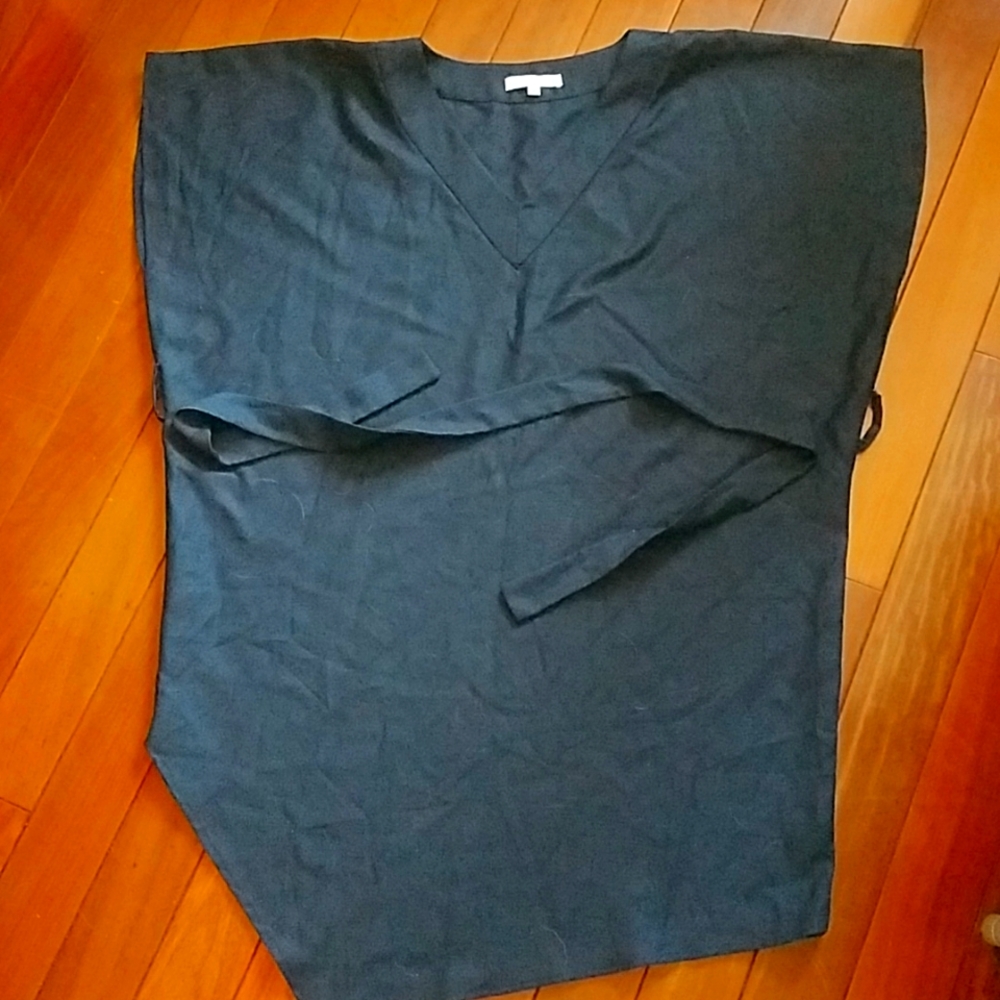 Women's V-Neck Black Dress